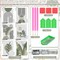 6 Pcs Sage Green Boho Diamond Wall Art Kits 12 x 16 Inches Diamond Art Painting Accessories Abstract 5d DIY Crafts for Adults Home Wall Decoration
